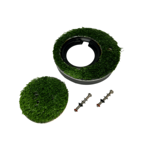 Artificial turf cover for ground surface protection