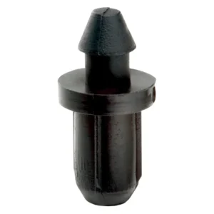 Drip tubing plug for sealing holes and terminating lines
