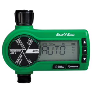 Hose end timer with digital display and programmable schedules