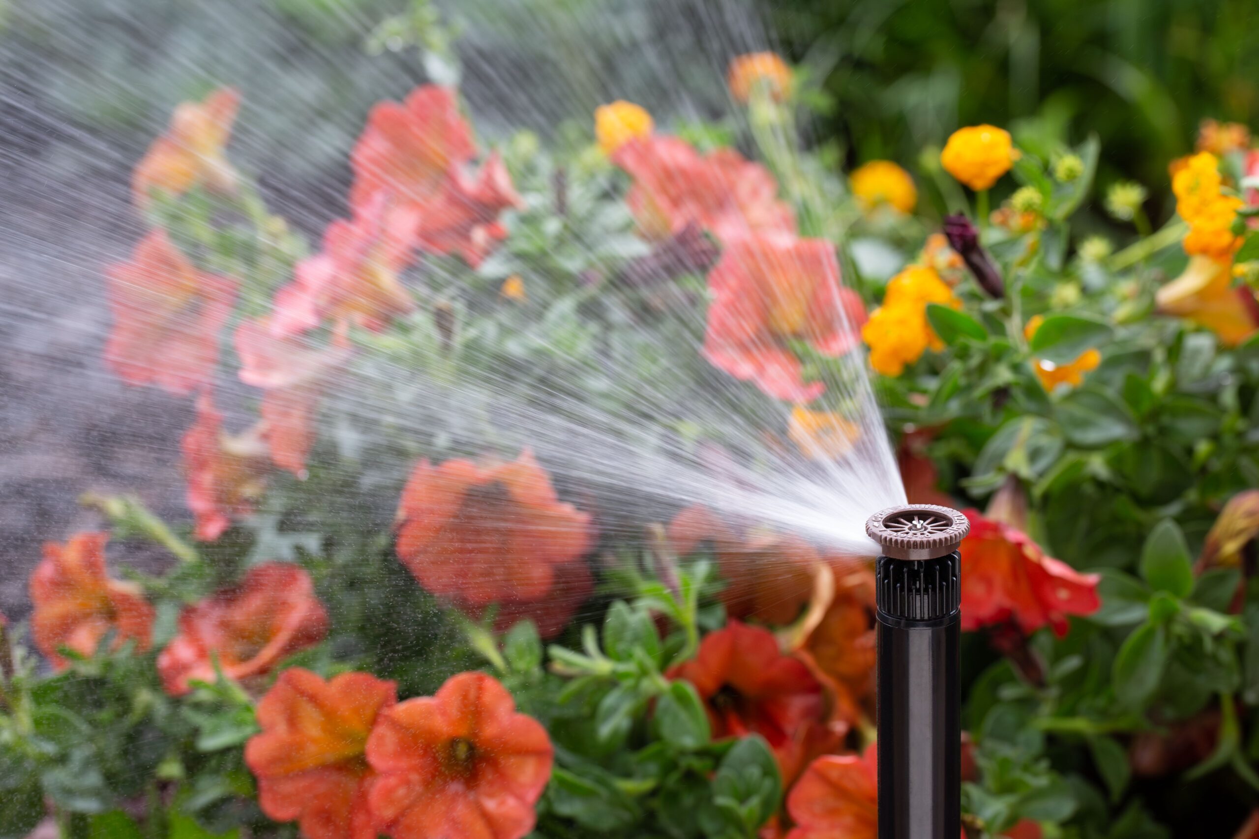 Hocheffiziente Sprühdüsen mit einstellbarem Bewässerungswinkel